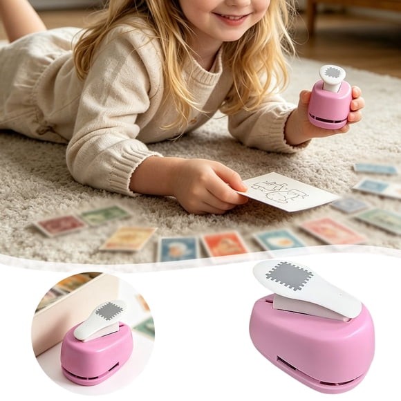 Outdor Paper Punch Rectangular Stamp Shape Punch Multipurpose Manual Cutting For Cards Year School Party Birthday
