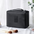 thumbnail image 1 of Uuiauoio Capacity Waterproof Makeup Bag Organizer, Portable Travel Cosmetic Storage Pouch with Removable Compartments, Toiletry Bag for Home, Gym, and Outdoor Use, Durable and Easy to Clean, 1 of 9