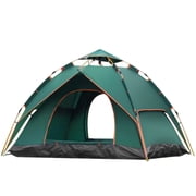 Instant Pop-Up Tent for 3-4 People Automatic Camping Dome Tent Double-Layer Waterproof Family Tent for Hiking, Backpacking, Beach