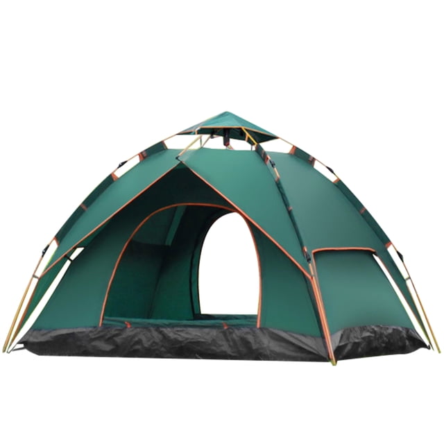 Tente Instantanée Pop-Up pour 3-4 Personnes, Tente Dôme de Camping Automatique à Double Couche, Imperméable, Tente Familiale pour la Randonnée, le Backpacking, la Plage