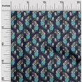 thumbnail image 1 of oneOone Cotton Silk Fabric Leaves & Floral Block Print Fabric By Yard 42 Inch Wide, 1 of 4