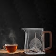 thumbnail image 1 of Vaidha Tea Kettle With Infuser & Wood Handle, Borosilicate Glass Tea Maker For Loose Leaf Tea, Tea Steeper For Tea, 1 of 2