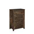 thumbnail image 4 of Farmington 4 Drawer Dresser, Weathered Oak, 4 of 9