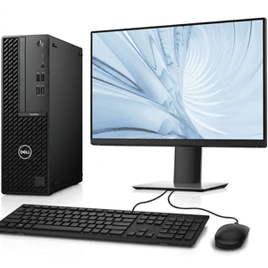 Dell OptiPlex 3080 SFF Business Desktop – Intel Core i5 10th Gen, 16GB RAM, 512GB SSD, 27-Inch FHD Monitor, Windows 11 Pro (Refurbished)