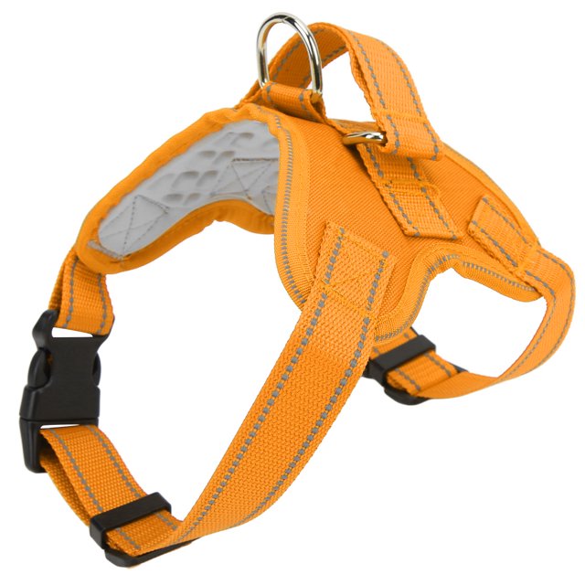 Harnais pour Animaux de Compagnie Harnais de Selle pour Animaux de Compagnie Harnais de Selle pour Chiens Souple Matelassé Harnais pour Chien Harnais de Selle pour Animaux de Compagnie en Tissu Réfléchissant Réglable pour Chiens