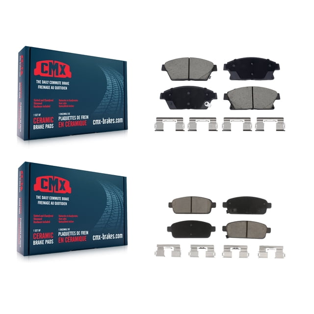 CMX Front Rear Ceramic Brake Pads Kit for Car Chevrolet Cruze Buick Trax Verano Encore Orlando Volt KCX-100610