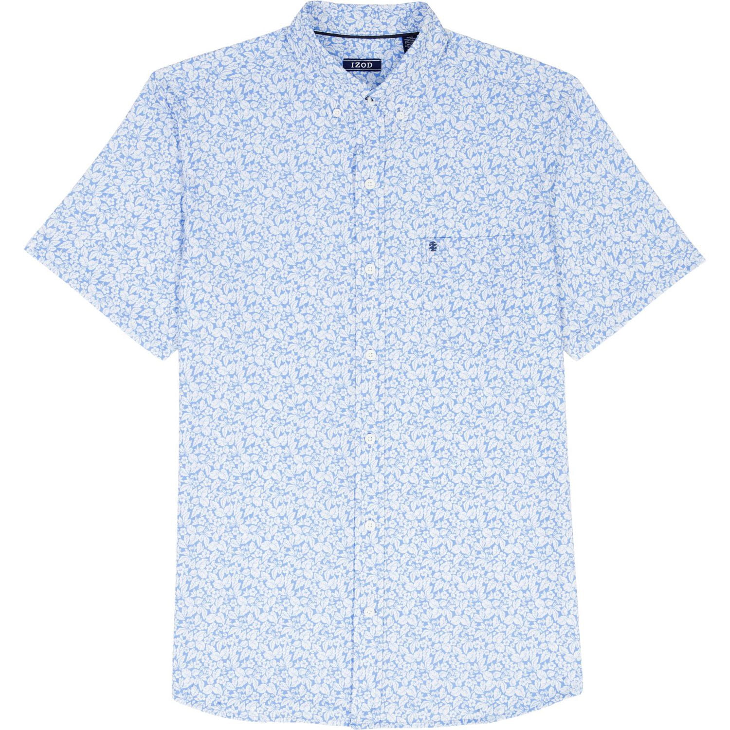 IZOD Chemise à manches courtes boutonnée Breeze