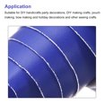 thumbnail image 4 of Unique Bargains Smooth Solid Color Faux Leather Sheets, PU Leather for DIY 20 x 135cm Blue, 4 of 4