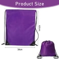 thumbnail image 2 of 6PCS Drawstring Bags Drawstring Gym Bag Draw String Bags Drawstring Backpack for Sports, Gym, Travel, Swimming, Beach, 2 of 6