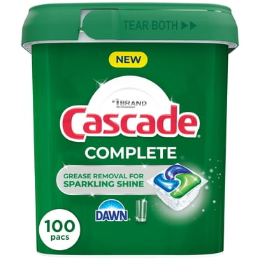 Détergent pour lave-vaisselle Cascade Complete, Frais, 100 u