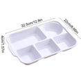 thumbnail image 3 of Yhmxh Divided Plates Tray Dinnerware For Dinner Restaurant Family Party And Kitchen Microwave Dishwasher Safe Kitchen Utensils Set Kitchen Essentials Home and Kitchen Kitchen Tools, 3 of 6