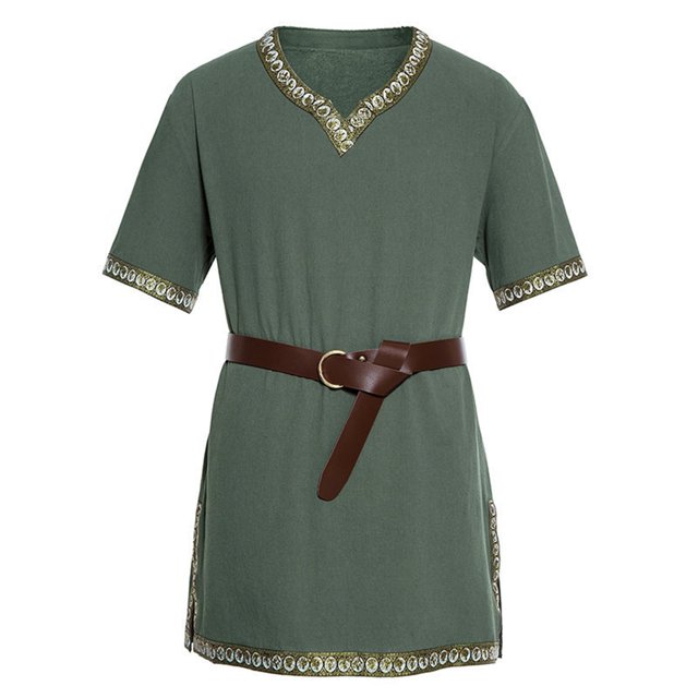 Haut Tunique Vintage pour Homme, Costume Médiéval, Templier de la Renaissance