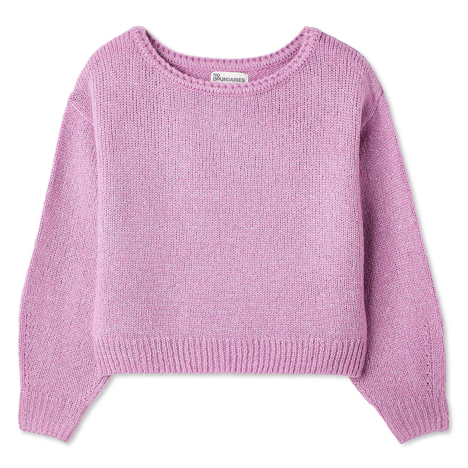 No Boundaries Women's Off-the-Shoulder Sweater