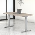thumbnail image 2 of Move 60 Series 60W x 30D Height Adjustable Desk in Sand Oak - Engineered Wood, 2 of 6