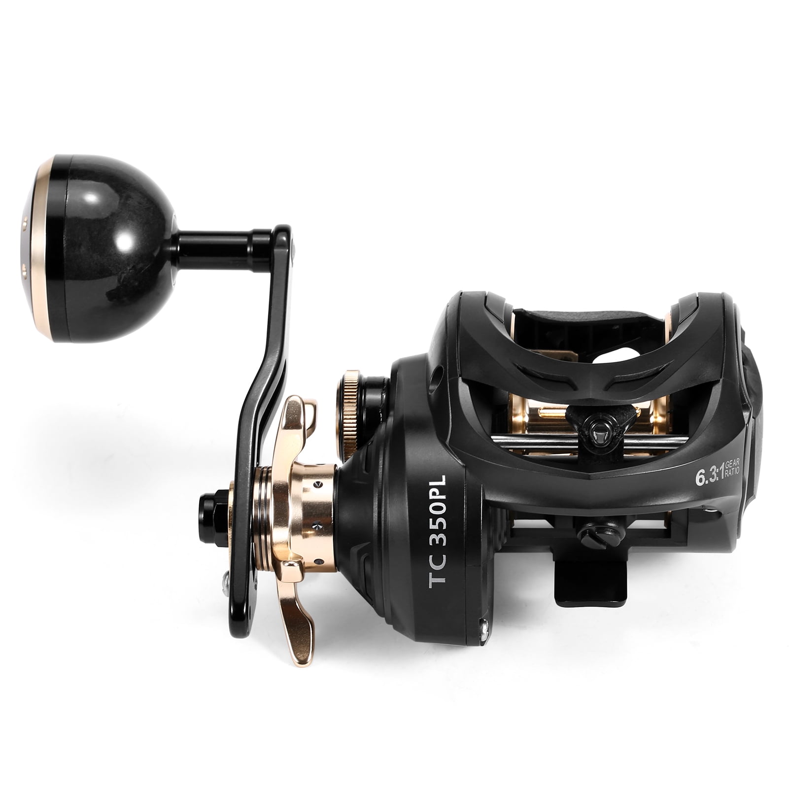 7.2 oz baitcasting reel Arrow II Baitcaster Best Topwater Lures for Frog Factory/Stanley Top Toad Color:Spring Frog aluminum alloy Rocker arm BF25