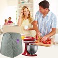 thumbnail image 4 of YOPTOP Vertical Mixer Dust Cover KitchenAid Sunbeam Cuisinart, Hamilton Cover,Gray,Mixer Cover, 4 of 5