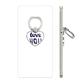 thumbnail image 1 of Je t'Aime Mignon Citation Écriture Main style support support de support de Coeur support Universel, 1 of 3