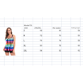 thumbnail image 2 of Wangsaura Women Swim Shirt + Shorts, Geometry/Rainbow/Butterfly Print Swimwear, 2 of 7