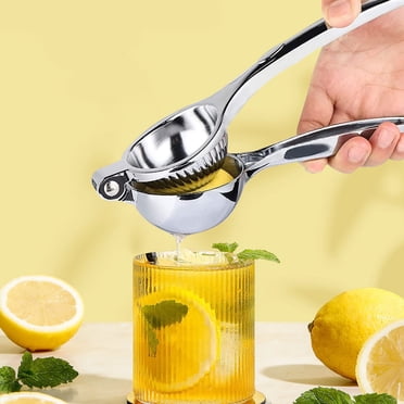 BUSATIA Lemon Squeezer, Large Heavy Duty Handhelp Juicer for Lemon, Stainless Steel Hand Press Citrus Juicer, Lime Squeezer Bar Tool, Manual Citrus Press