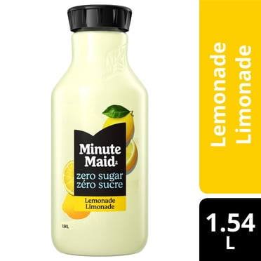 Minute Maid Sans Sucre Ajouté Limonade Bottle, 1.54 Liters