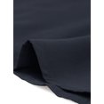 thumbnail image 5 of INSPIRE CHIC Blouse Chemise à Manches Longues de Travail pour Femme à Col Noué Boutonnée TP Bleu Foncé, 5 of 5