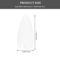 thumbnail image 2 of OFFIGAM 500Pcs Clear Press On Nails for Weddings and Traveling, 2 of 7