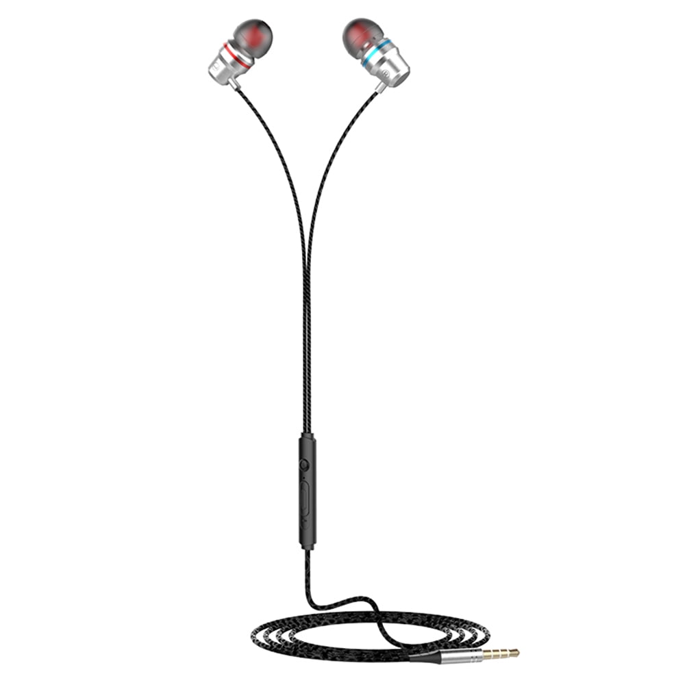 Mistaha Bass Earbuds with Mic Wired In-Ear Earbuds with Microphone Noise Cancelling Earphones with 3.5mm