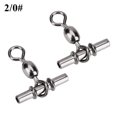 thumbnail image 4 of Fishing Swivels,20pcs set Durable T Fishing Connector Crossline Fishing Connector Rugged and Tough, 4 of 8