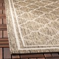 thumbnail image 3 of Safavieh Courtyard Brown Indoor Outdoor Rug - Runner 2'3" x 18', 3 of 5