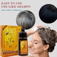 thumbnail image 2 of Hair Color Shampoo Natural Herbal Hair Dye Shampoo Coverage Brown Black Coffee ↘ K2R7, 2 of 9