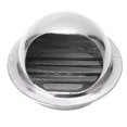 thumbnail image 4 of Stainless Steel Vent Hood, Easy To Install Hemispherical Round Built In Mesh Screen Stainless Steel Vent Cover  For Electric Clothes Dryers For Kitchen Fans 6 Inch, 4 of 8