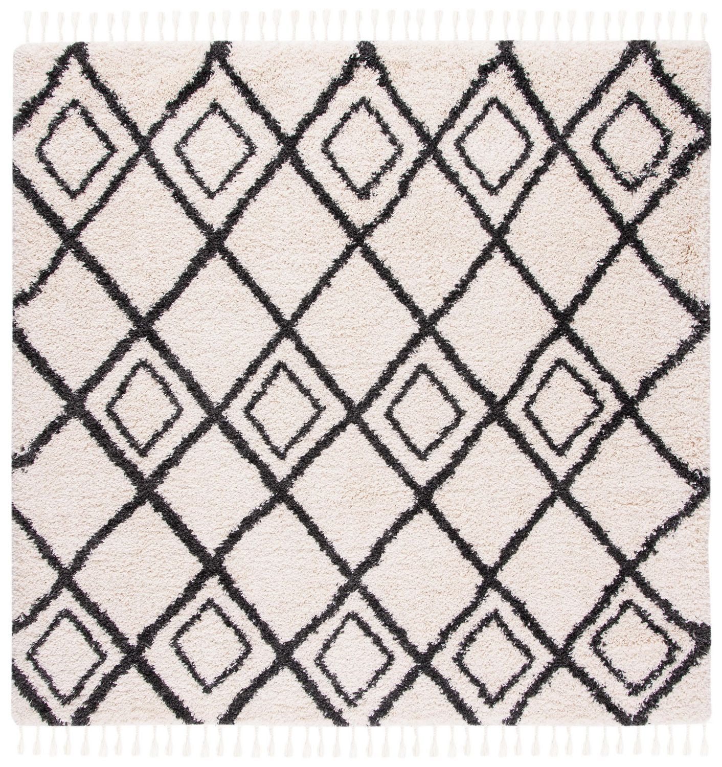 Safavieh Moroccan Fringe Kingston Tapis Géométrique Shag