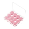 thumbnail image 1 of Huayishang 10 Paires de Bouchons d'Oreilles pour Dormir Réutilisables Moulables en Silicone Bouchons d'Oreilles Doux à Réduction de Bruit Bouchons d'Oreilles Anti-Sons avec Étui pour Natation Concert 40dB NRR (Multicolore), 1 of 8