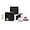 Black, variant on Phomemo M02S Portable Thermal Printer with One Roll White Sticker Paper, Mini Size, Photo Printers, Wireless Connection, Black & White, New, 1 Count