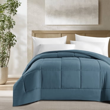 Couette Synthétique à Garnissage Élevé Swift Home, Literie Ultra Douce Toutes Saisons Hypoallergénique, King, Bleu