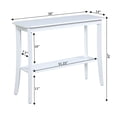 thumbnail image 4 of Convenience Concepts Designs2Go Baja Console Table in White Wood Finish, 4 of 6