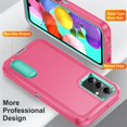 thumbnail image 3 of for Samsung Galaxy A15 Case, Samsung Galaxy A15 Phone Case with Built in Kickstand, Shockproof/Dustproof/Drop Proof Heavy Duty Military-Grade Rugged Protective Cover for Samsung Galaxy A15,Rose Red, 3 of 8