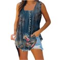 thumbnail image 1 of XZNGL T-Shirts pour Femmes Mode Femmes Imprimé Débardeurs Confortables Légers Camisole T-Shirt T-Shirt Imprimé Machine, 1 of 7