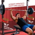 thumbnail image 4 of FLYBIRD Support Réglable pour Squats avec Barre de Traction, Support d'Alimentation Multifonction pour Barres de 6 Pi/7 Pi, 4 of 6