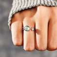 thumbnail image 1 of TopLLC Rings Rotating Rings For Women Fidget Finger Anxiety Ring Wheel Lady Bands Relieving Stress The ring, 1 of 3