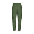 thumbnail image 4 of WRKEKC Cargo Pants for Men Pocket Patch Drawstring Multiple Pockets Straight Leg Work Pants Outdoor Fitness Pants for Active Wear, 4 of 5