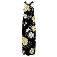 thumbnail image 4 of Sun Dress Femmes Summer Design Décontracté Robe Progressive Sans Manches Cou Suspendu V-Cou Robe Longue Robes de Soirée for Femmes Élégante Chic sur Clearance, 4 of 5
