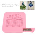 thumbnail image 4 of Paper Quilling Board, ABS Material Craft Tool with 20Pcs Pins Draw Board for Crafts Making, Control Shape and Direction of Paper Strips, Convenient Steel Pins Storage Drawer, 4 of 7
