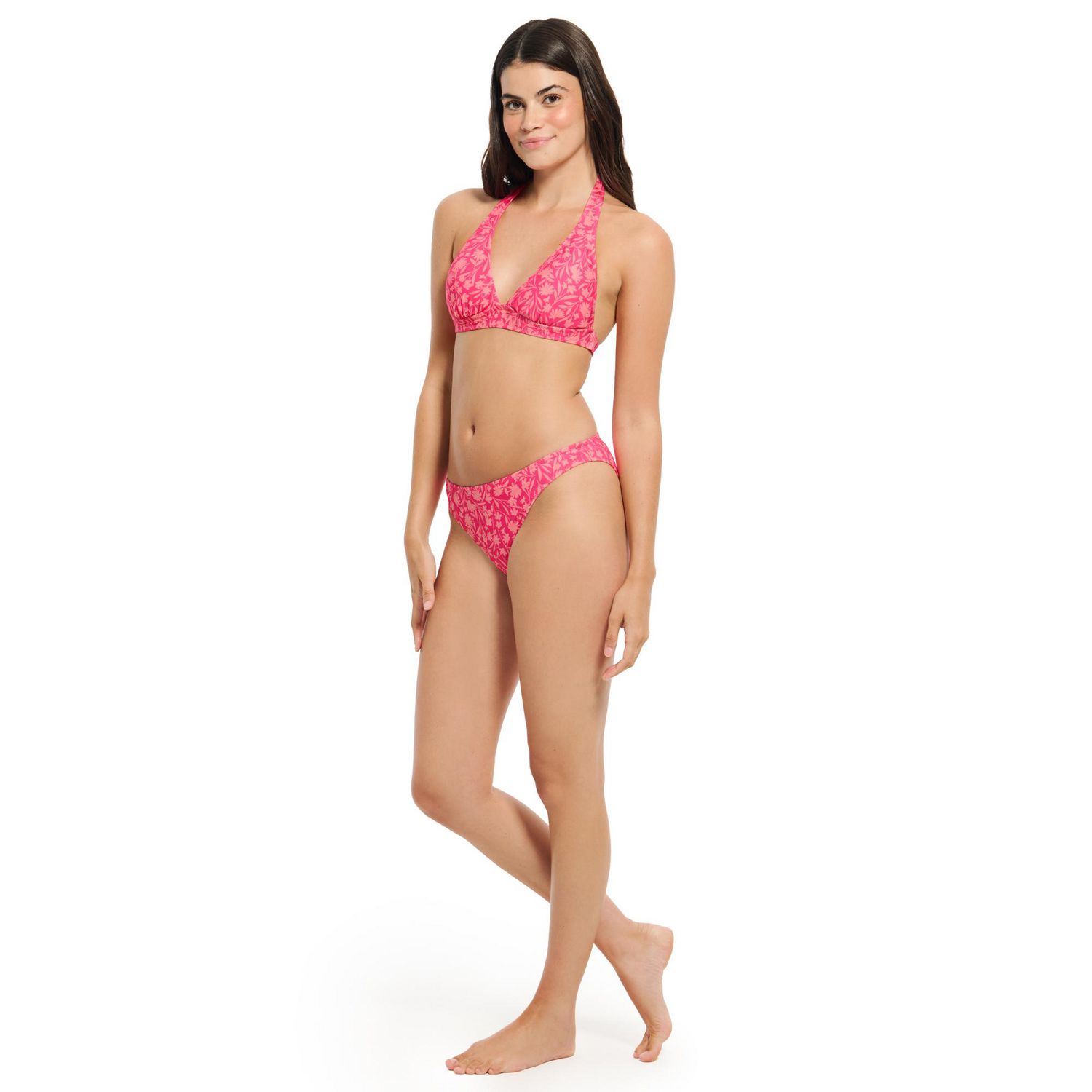 Summer Flirtt Haut de bikini triangle noir à licou pour femme