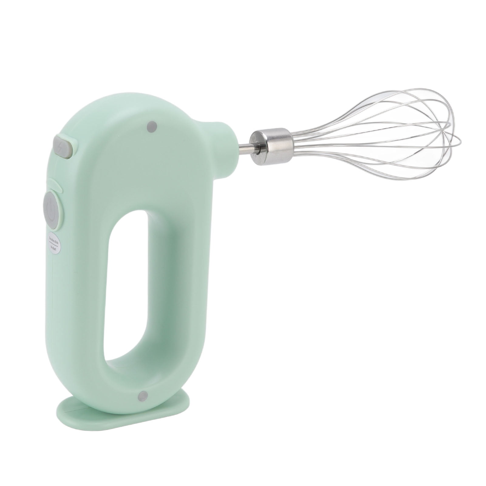 Electric Hand Mixer, Handheld Milk Frother 3 Speeds Anti Slip Handle Design 20W For Home For Cooking For Kitchen Green