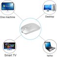 thumbnail image 3 of Bluetooth Mouse – Wireless Mouse for Mac Laptop(Rechargeable) SILVER, 3 of 8