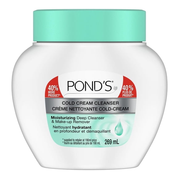 Pond's Facial Cleanser for make up removal Cold Cream suitable for sensitive skin 269 ml