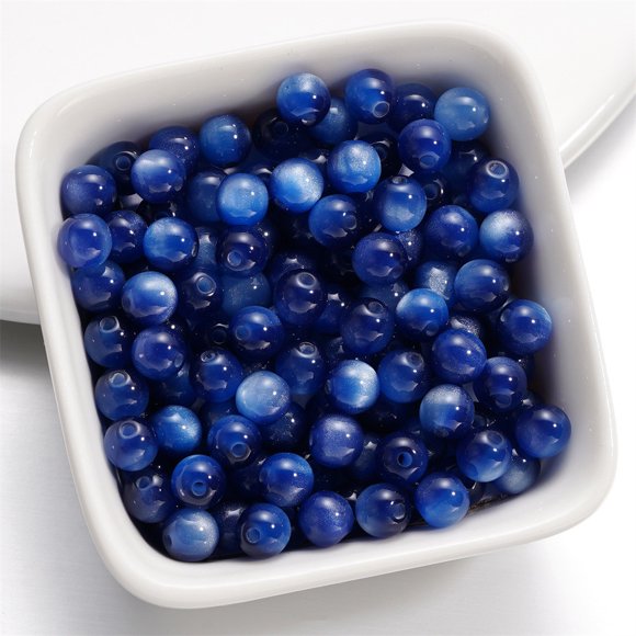 Beads for Bracelets Making,10Pcs Resin Beads 6Mm Resin Beads for Keychain Making Resin Beads for Pens Resin Beads 6Mm for Bracelet Necklace Diy Crafts Colorful,Beads for Bracelets