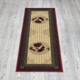 thumbnail image 3 of Ottomanson Siesta Kitchen Collection Non-Slip Rubberback Rooster Design 2x5 Kitchen Runner Rug, 20" x 59", Beige/Red, 3 of 7