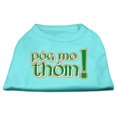thumbnail image 1 of Pog Mo Thoin Screen Print Shirt Aqua Xl (16), 1 of 1